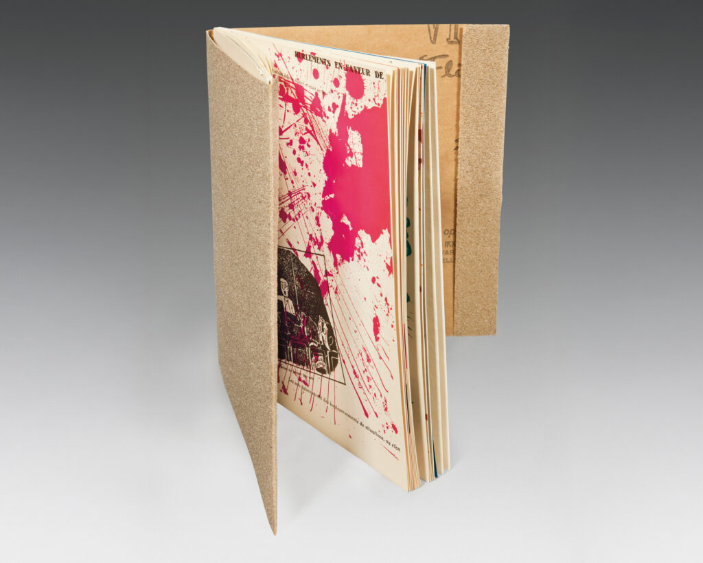 Mémoires, a 1959 collaboration between Guy Debord and Asger Jorn, featured a sandpaper cover. © Christies/Bridgeman